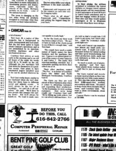 Camcar plastics in the Muskegon Chronicle page 2